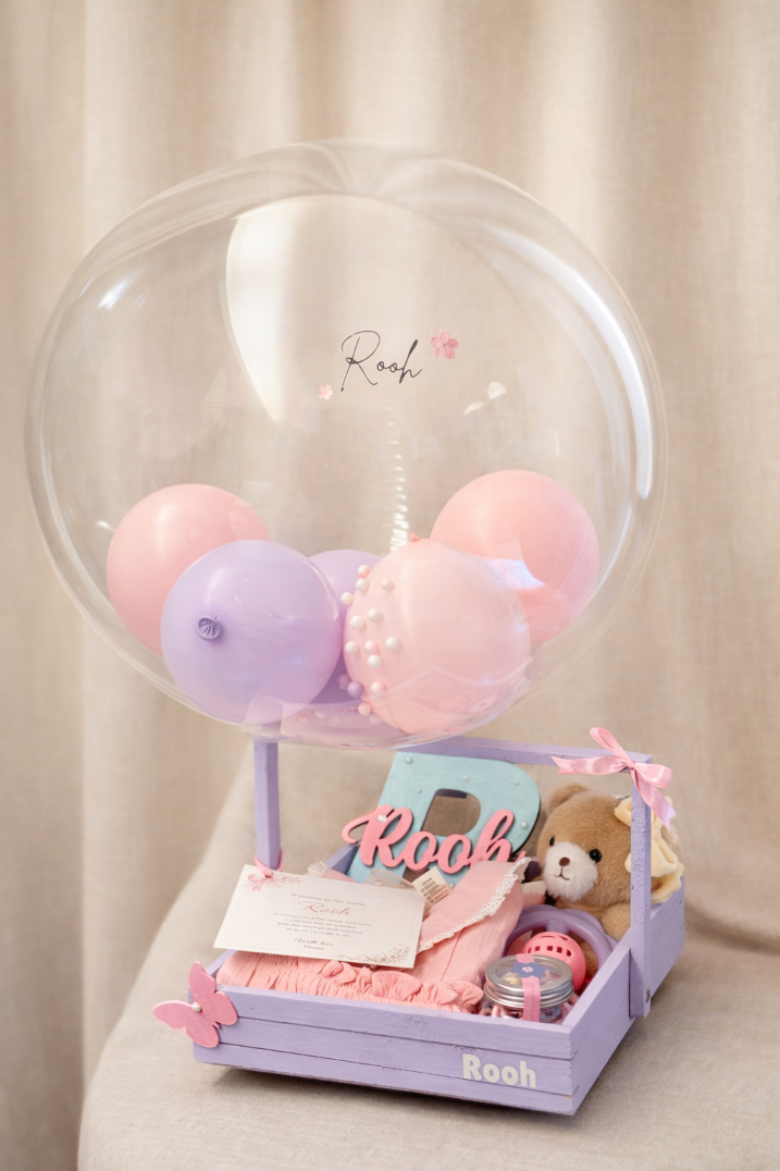 Baby arrival hamper for Rooh